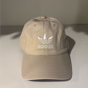 Tan Adidas hat